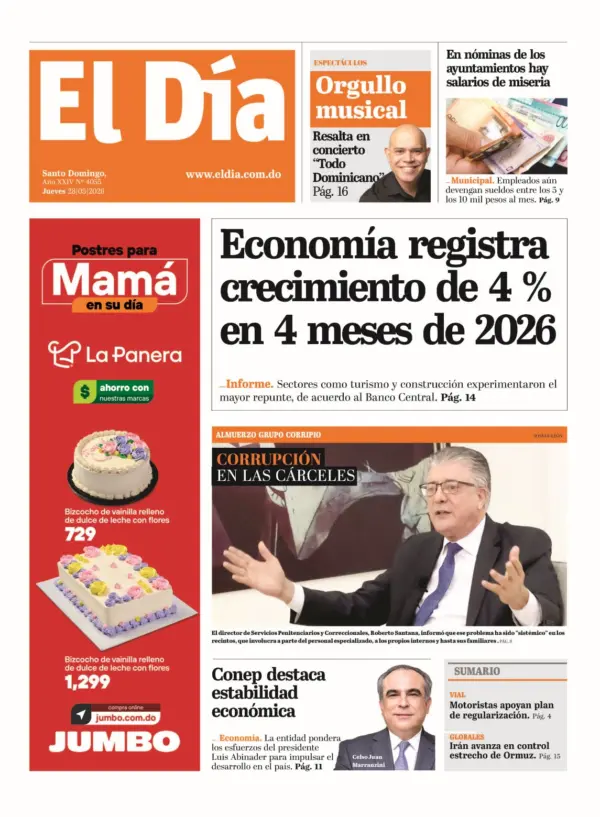 Portada impresa 28-05-2026