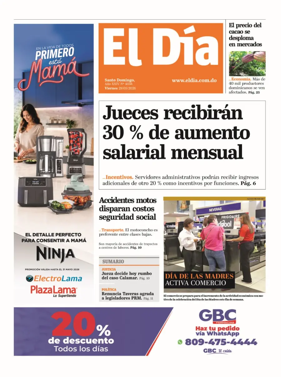 Portada impresa 29-05-2026