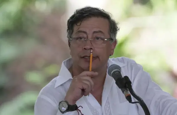 foto de archivo del presidente de Colombia, Gustavo Petro, en Santa Marta (Colombia).
