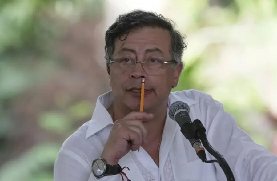 foto de archivo del presidente de Colombia, Gustavo Petro, en Santa Marta (Colombia).
