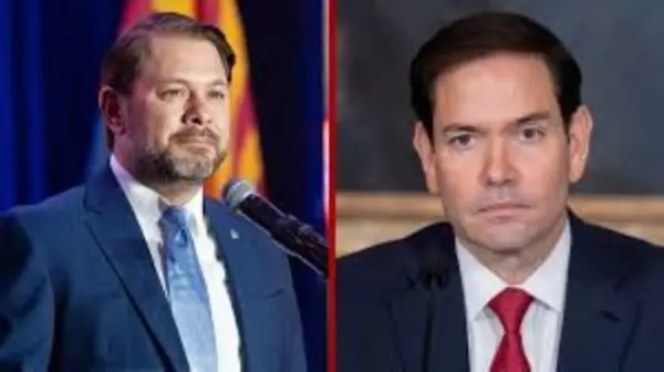 Rubén Gallego y Marco Rubio
