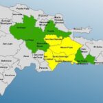 Suben a cinco las provincias en alerta amarilla por incidencia de vaguada