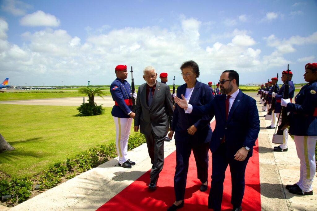 Llegada de la presidenta Surinam