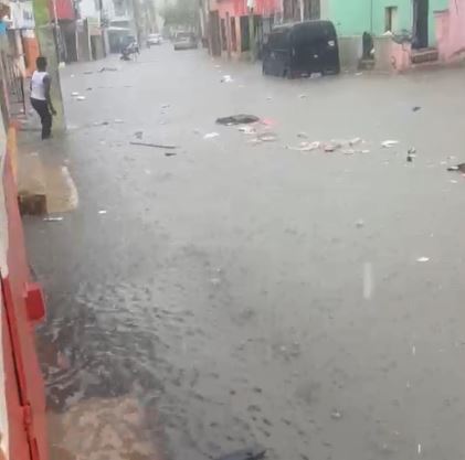 calles inundadas en maquiteria