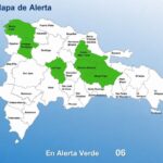 COE mantiene seis provincias en alerta verde por lluvias