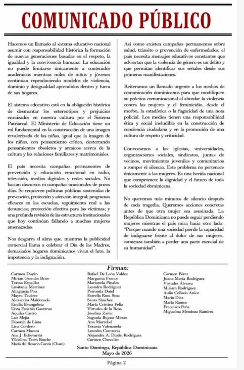 Exigen acciones urgentes contra los feminicidios en el país