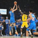 Holmgren anotó 24 puntos para ayudar a los Thunder a vencer a los Lakers