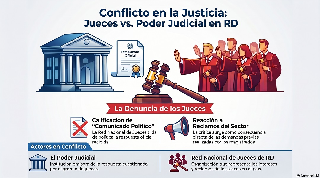 Red Nacional de Jueces califica de “comunicado político” respuesta del Poder Judicial a reclamos del sector