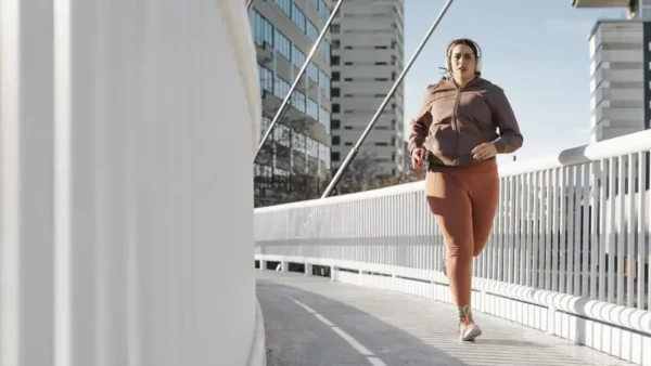 mujer corriendo