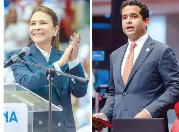Carolina cuenta con el respaldo   de Hipólito,  mientras  Omar  enfrenta el desafío de proyectar sus as