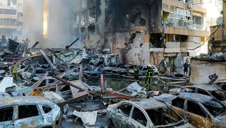 Parte de la destrucción del ejército de Israel en los ataques recientes a el Líbano.