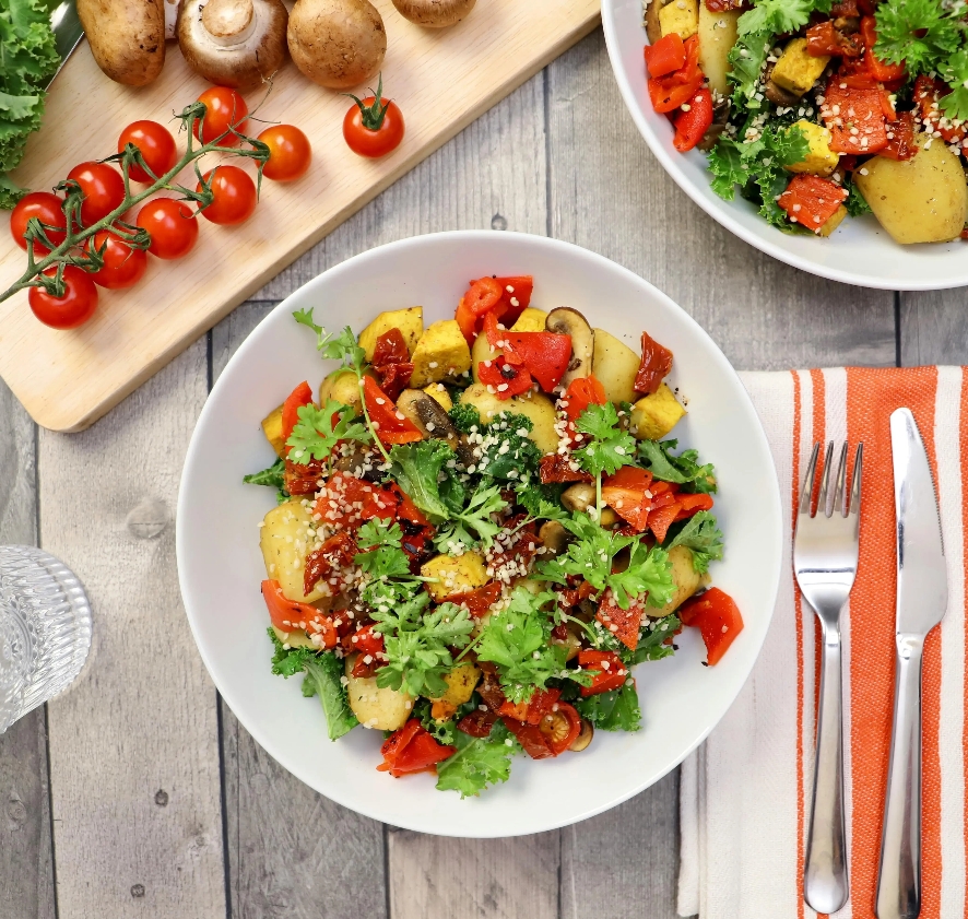 Alimentación saludable y ligera versus el polvo del Sahara y ola de calor