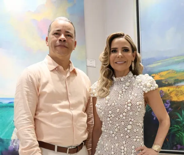 Melanio Guzmán y Fanny Estrella.