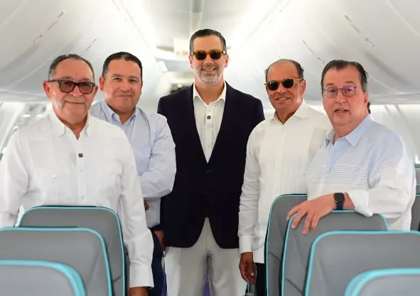 Teófilo Gómez, Juan Ureña, Manuel Luna, José Clase y Ricardo Fondeur.