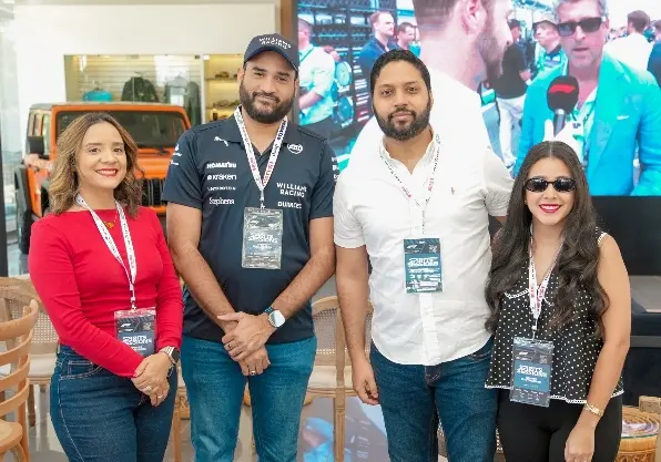 Mercilina Reyes, Bryant Tejeda, Cristofer Jiménez y Leslie Ramírez.