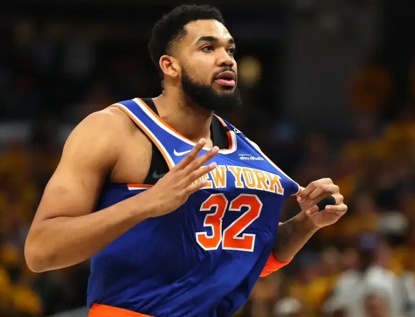 Karl Anthony Towns,  campeón con los Knicks.   archivo