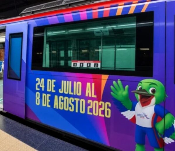 Vagón temático para los Juegos Centroamericanos