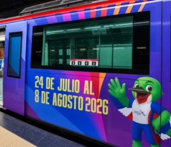 Vagón temático para los Juegos Centroamericanos