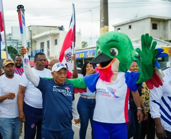 Antorcha de los juegos recorrió San Pedro de Macorís