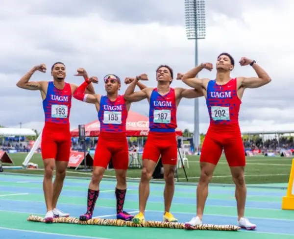 José Figueroa, Ángel Márquez, Adrián Canales y Yariel Pérez