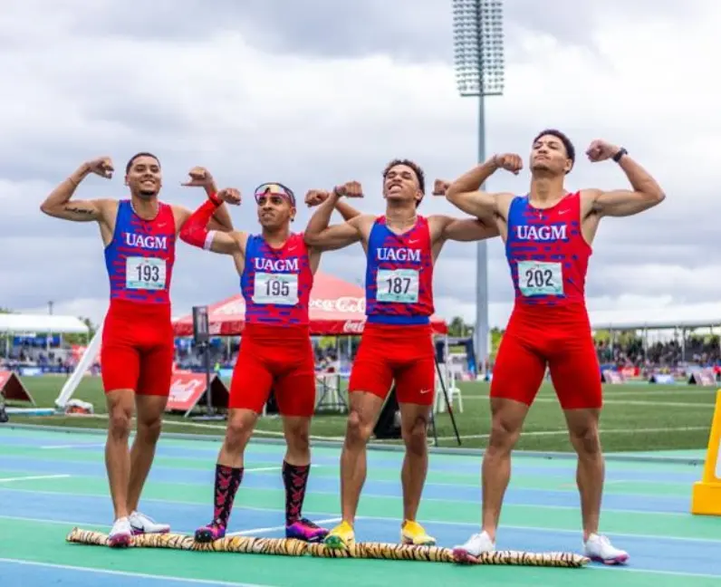 José Figueroa, Ángel Márquez, Adrián Canales y Yariel Pérez