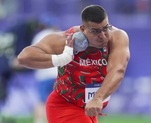 El impulsor de bala mexicano Uziel Muñoz