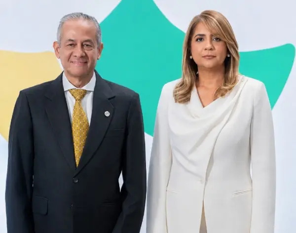 José Francisco Deschamps e Irlonca Tavárez.