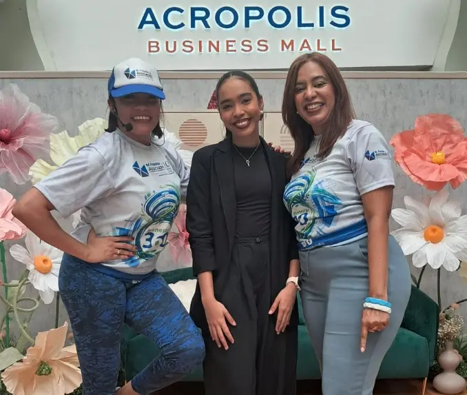 Aimée Rosa, Keany Alcántara y Marisol Fermín.