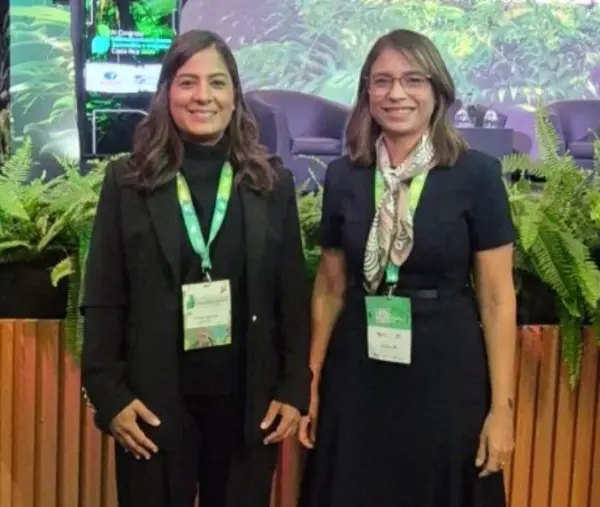 Cristina Bello y Kirssys Abreu.