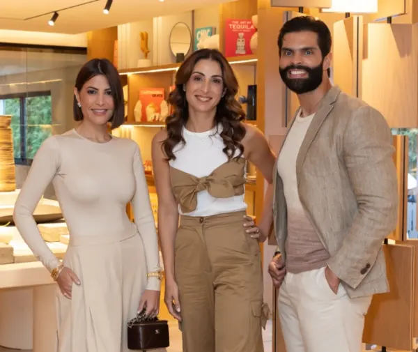 Lía Pellerano, Lissette Polanco y Andrés Aybar.