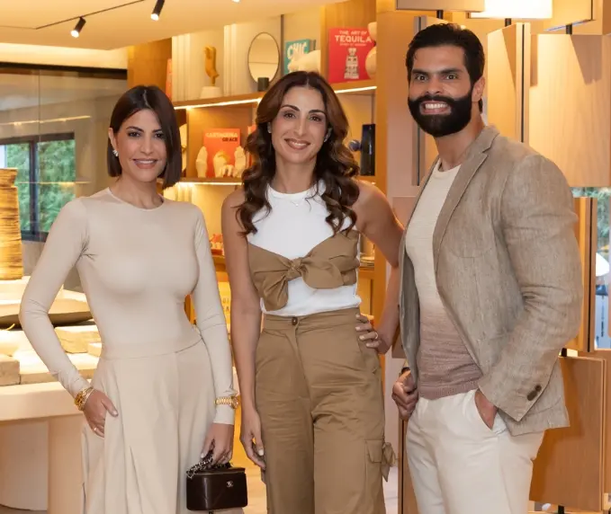 Lía Pellerano, Lissette Polanco y Andrés Aybar.