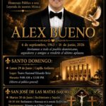 Honras fúnebres de Alex Bueno en RD serán el lunes 29 en el Teatro Nacional