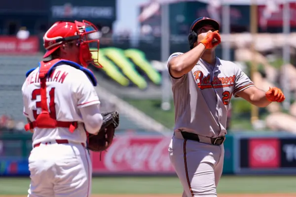 Orioles Angels Baseball