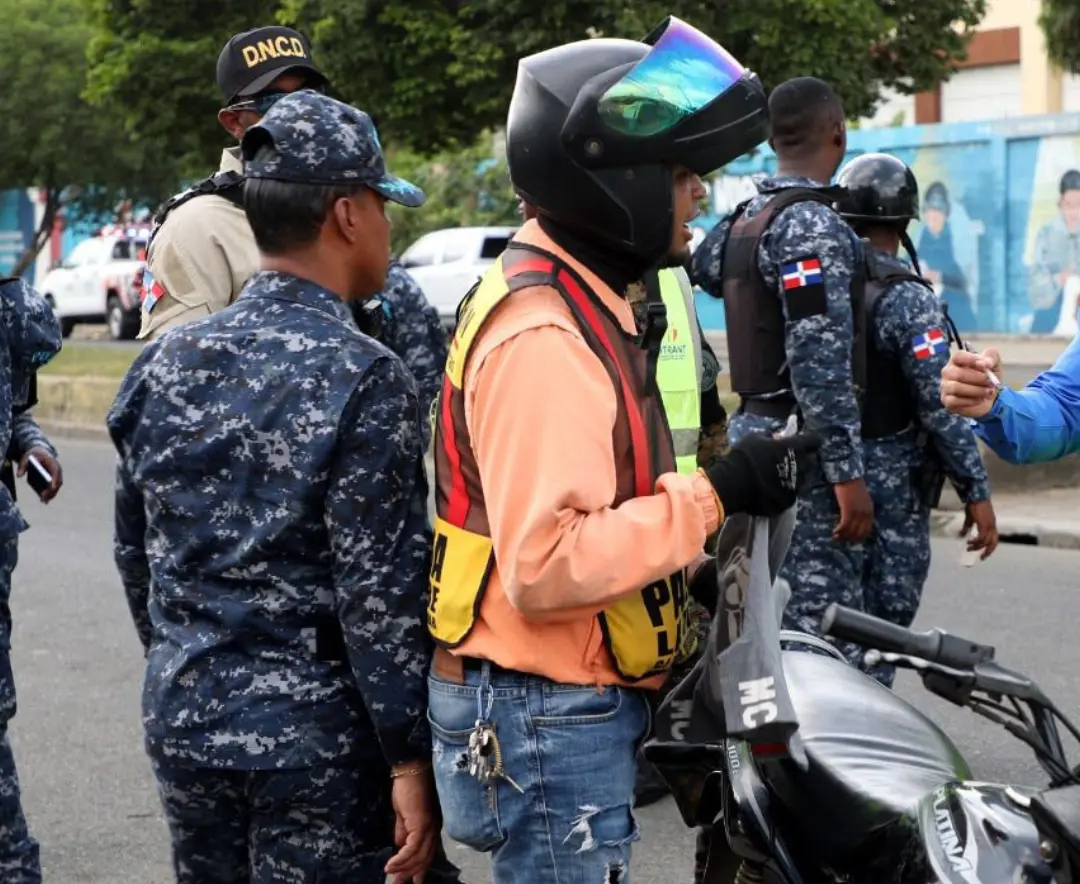 INTRANT interviene 29 paradas de motoconcho y retiene 46 motocicletas en operativo