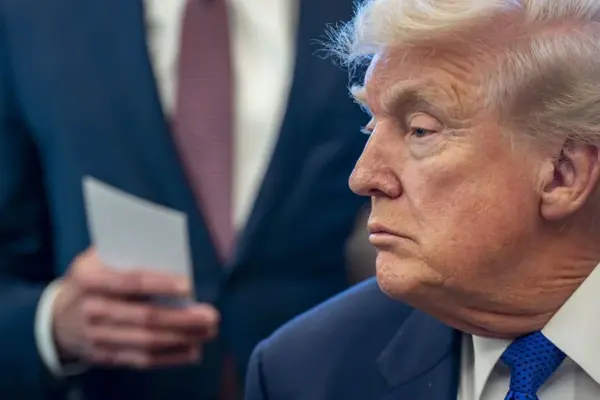 Fotografía de archivo del presidente de Estados Unidos, Donald Trump, en la Casa Blanca, en Washington (EE.UU.)