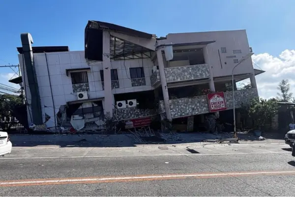 El terremoto sacudió durante la mañana en Filipinas. AFP.
