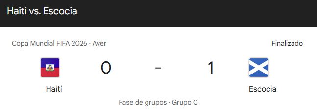 Escocia arranca con victoria en el Grupo C del Mundial 2026