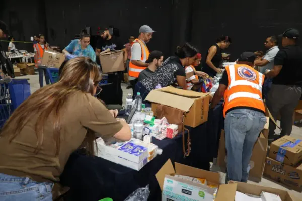 Centros de acopio para recibir donaciones