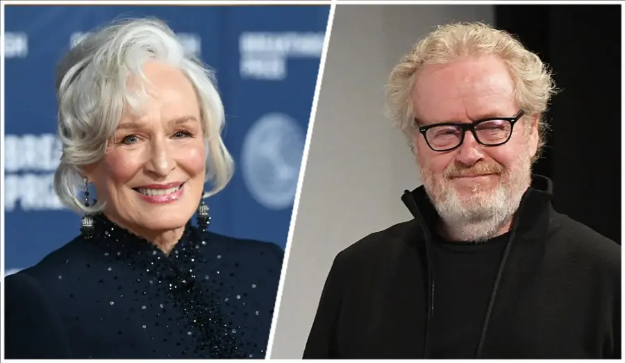 Glenn Close y Ridley Scott