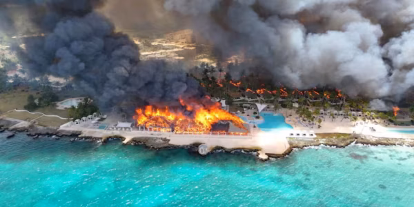 Incendio hotel Bayahíbe