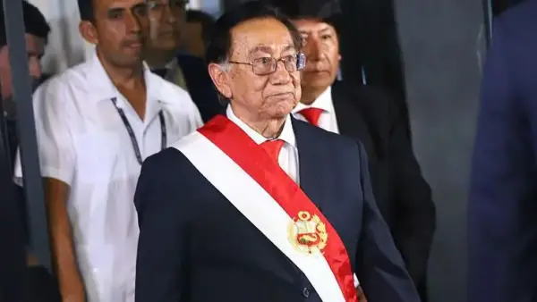 José María Balcázar, presidente interino de Perú