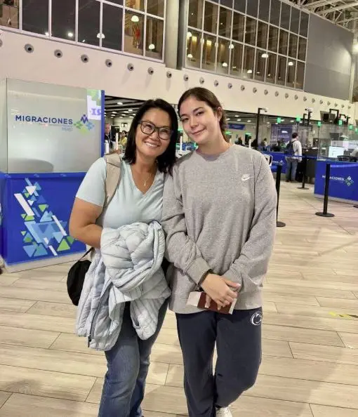 Keiko Fujimori y su hija Kyara Villanella
