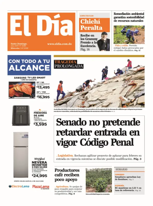 Portada edición impresa 01-07-2026
