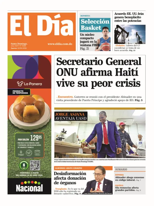 Portada edición impresa 17-06-2026