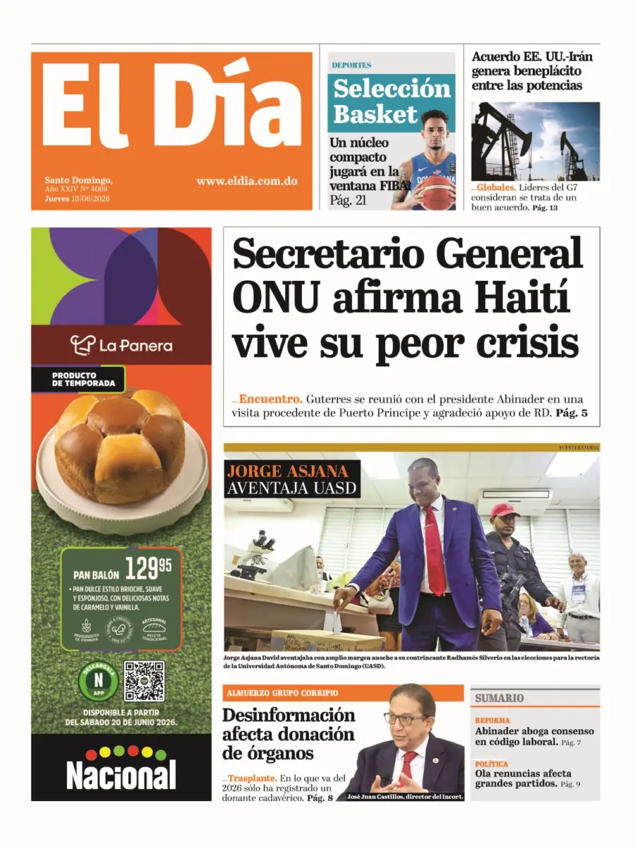 Portada edición impresa 17-06-2026