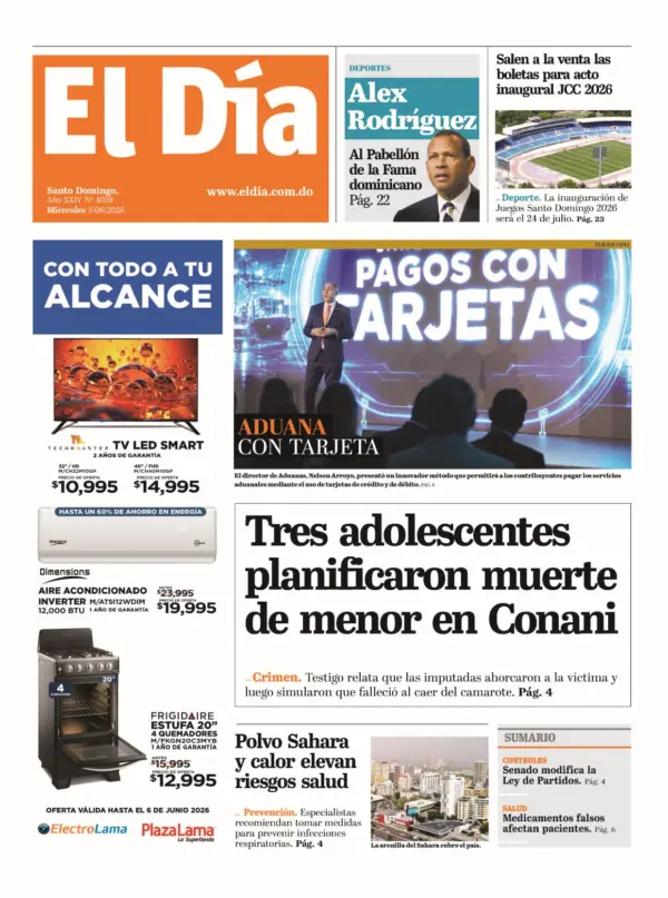 Portada impresa 03-06-2026