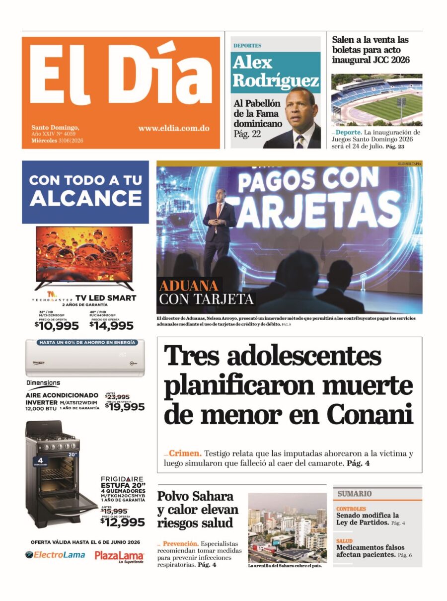 Portada impresa 03-06-2026