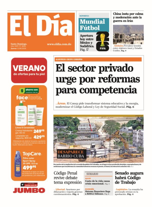 Portada impresa 11-06-2026