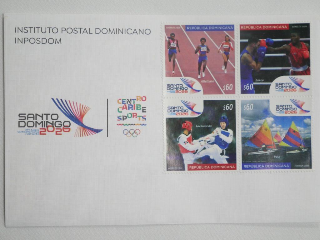 Juegos Centroamericanos y del Caribe 2026 ya cuentan con su sello postal oficial