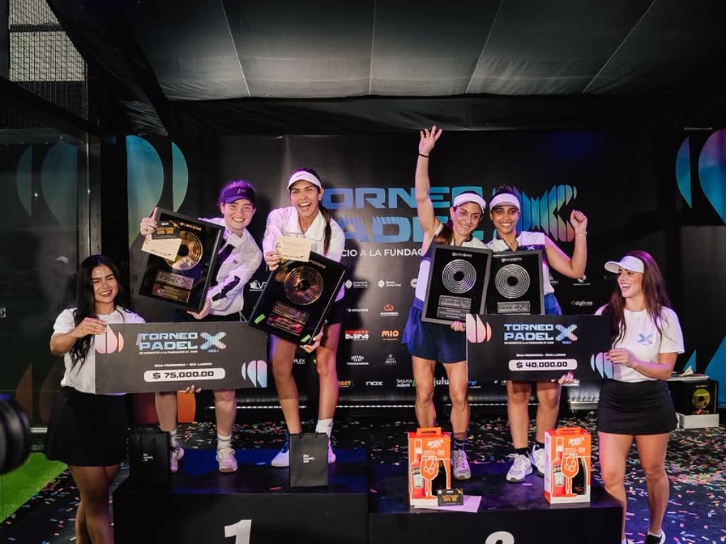 Más de RD$6 millones para niños con cáncer deja el torneo benéfico de pádel X102